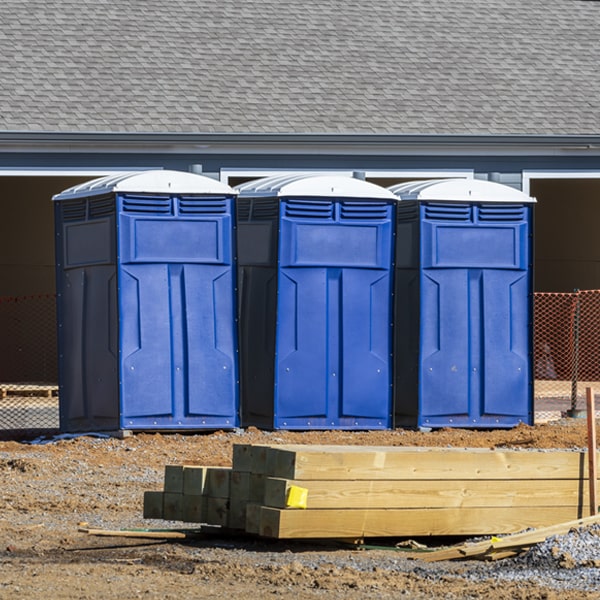 what is the maximum capacity for a single portable toilet in Lenni Pennsylvania